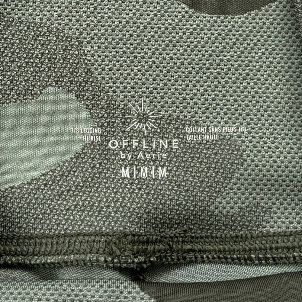 OFFLINE by Aerie Camo High Waisted Legging Olive Fun Green Camo - Picture 9 of 11